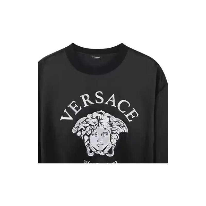 VERSACE Medusa Emboidered Sweatshirt 'Black'-3