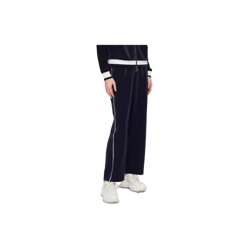 XII BASKET Casual Pants Women's Navy Blue-2