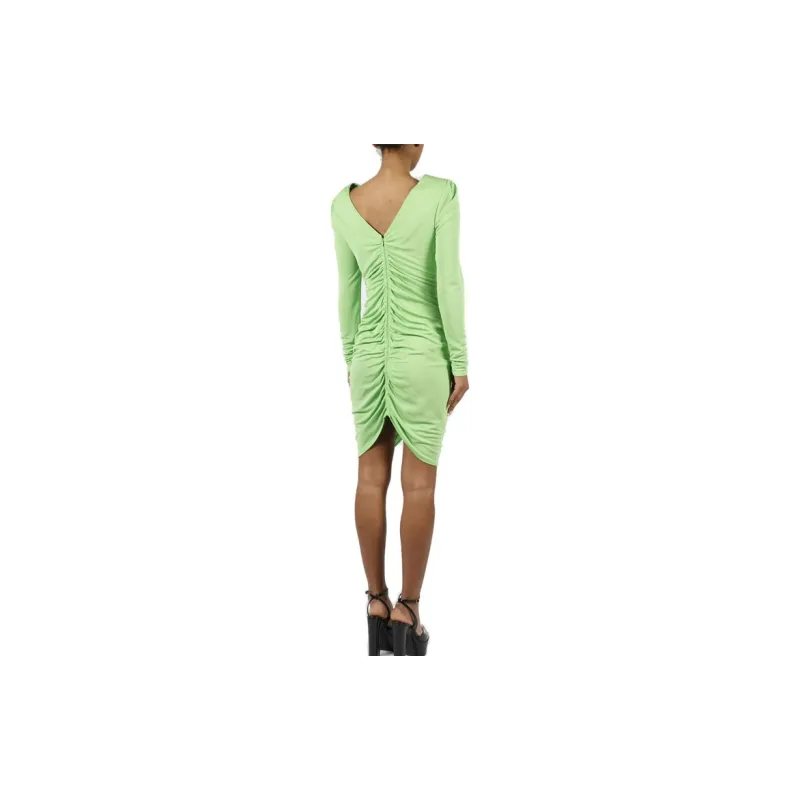 GIVENCHY SS23 Long-Sleeved Dresses Women's Green-4