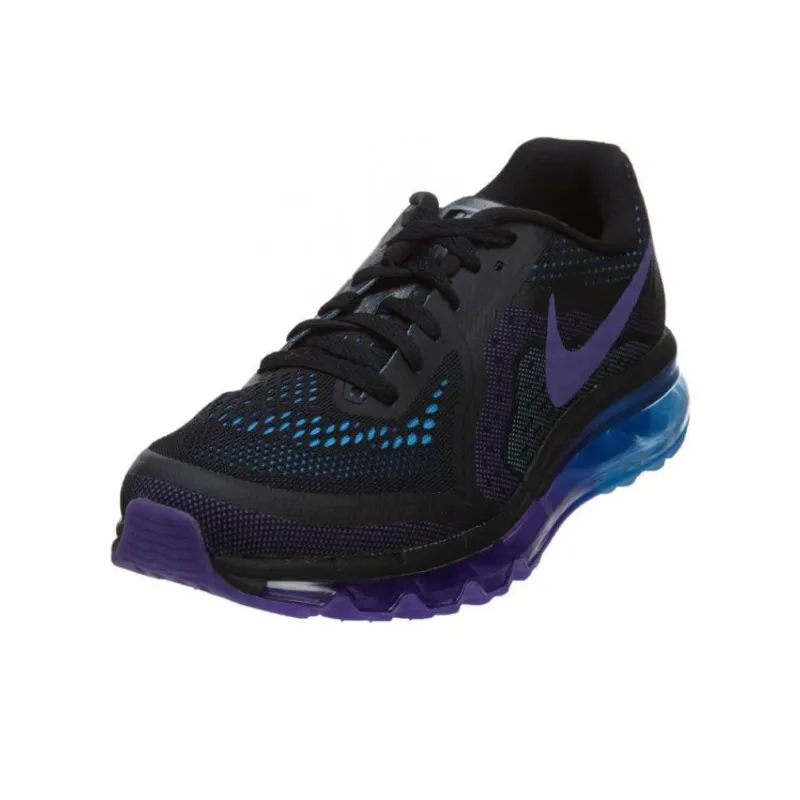 Nike Air Max 2014 Anti-Slip Wear-Resistant Low-Top Casual Running Shoes Women's Black-2
