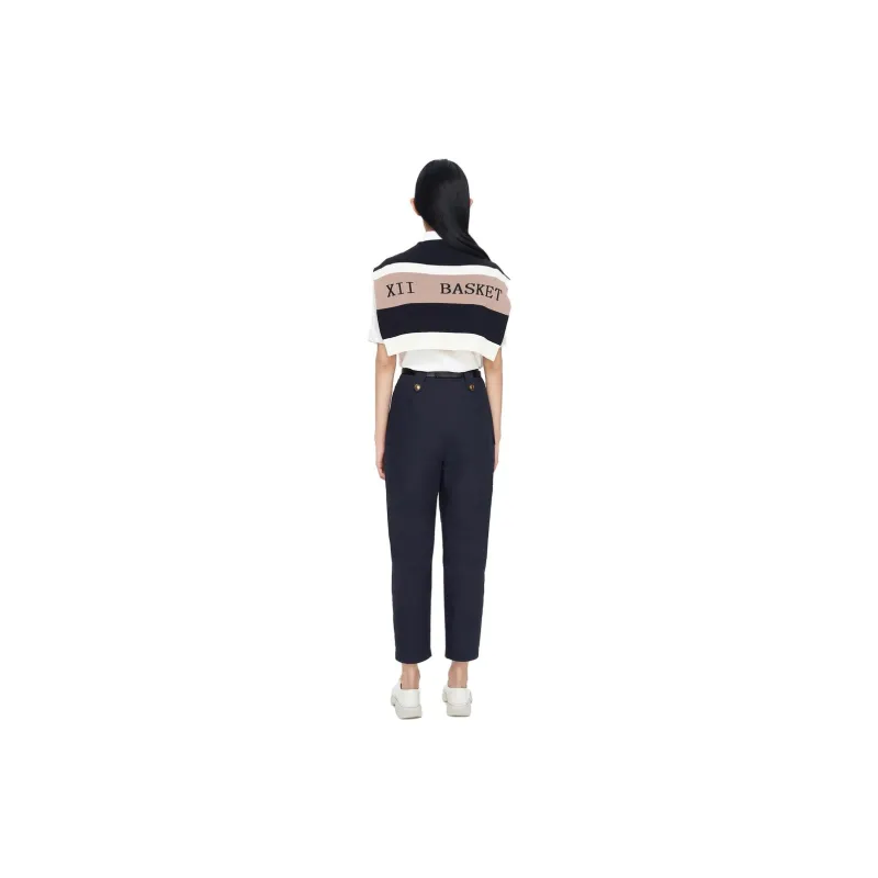 XII BASKET Cargo Pants Women's Navy Blue-1
