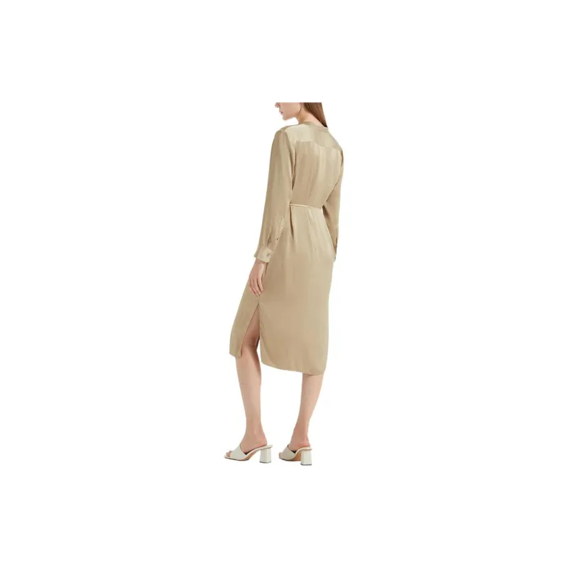 THEORY Long-Sleeved Dresses Women's Metallic-2