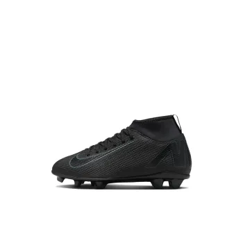 Nike Mercurial Superfly 10 Anti Slip Wear Resistant High Top Kids' Soccer Shoes Black Kids'