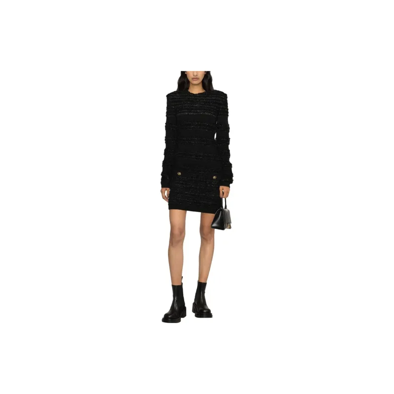 BALMAIN Tweed Mini Dress-2