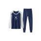 Navy Blue Patchwork Astronaut