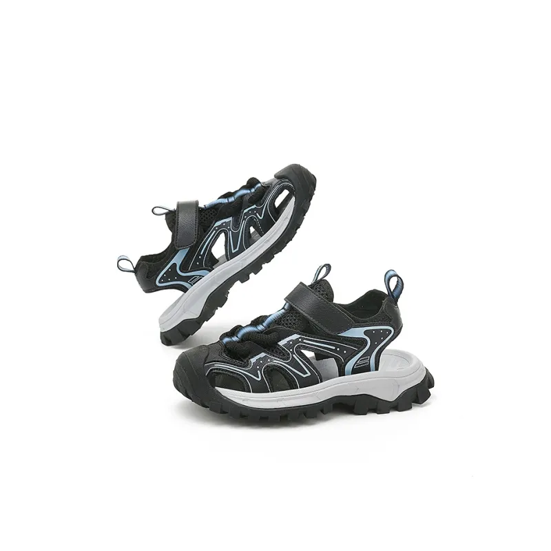 Jeep Anti Slip Wear Resistant Children's Sandals Black Blue Kids'-6