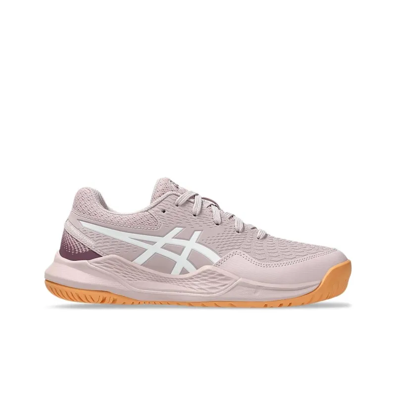 Asics Gel Resolution 9 Anti Slip Wear Resistant Low Top Kids' Training Shoes Light Pink Teenagers-1