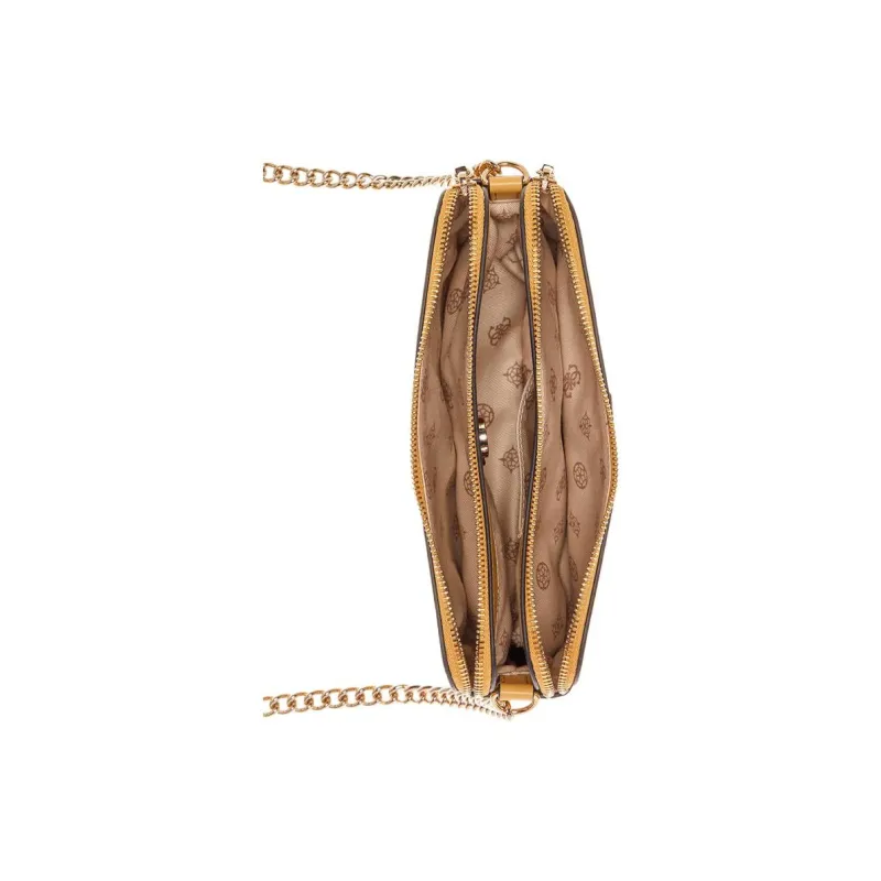 GUESS Polyurethane Crossbody Bag Shoulder Bag Women's Yellow-3