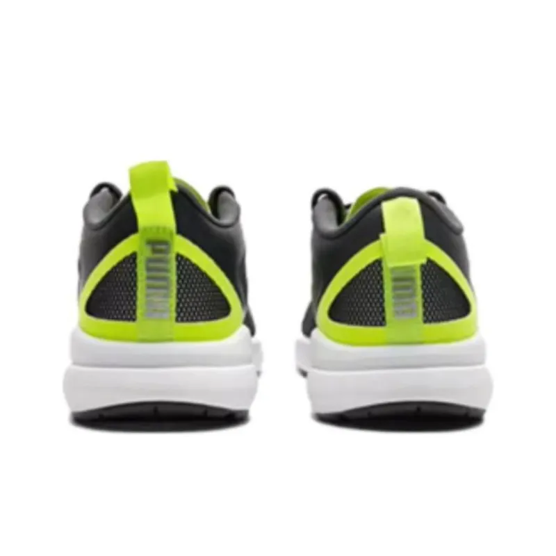 PUMA Kruz Nitro Jr Anti Slip And Wear Resistant Breathable Low Top Kids' Running Shoes Dark Gray Teenagers-3