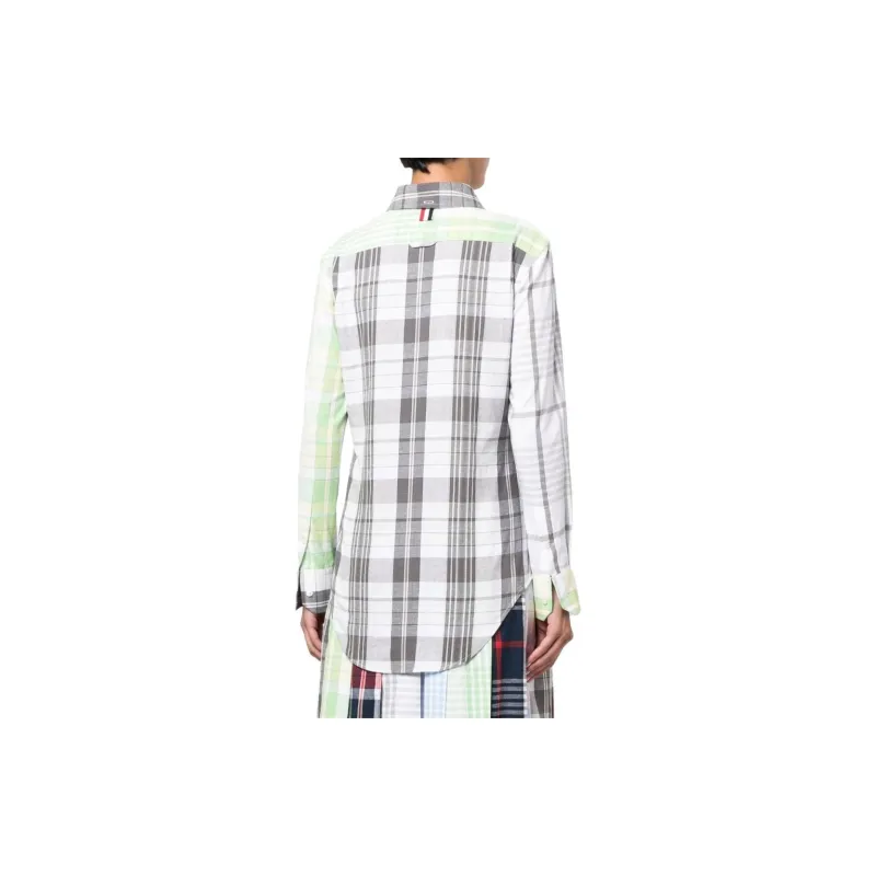 THOM BROWNE Check pattern Cotton Blazer-2