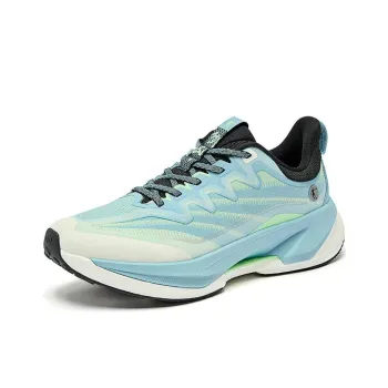 QIAODAN Imperial Mountain Anti Slip Wear Resistant Low Top Trekking Shoes Men's Blue Green