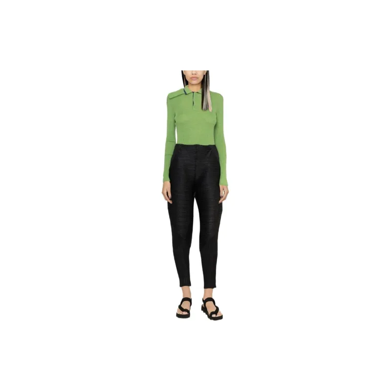 PLEATS PLEASE ISSEY MIYAKE SS23 Casual Pants Women's Black-1
