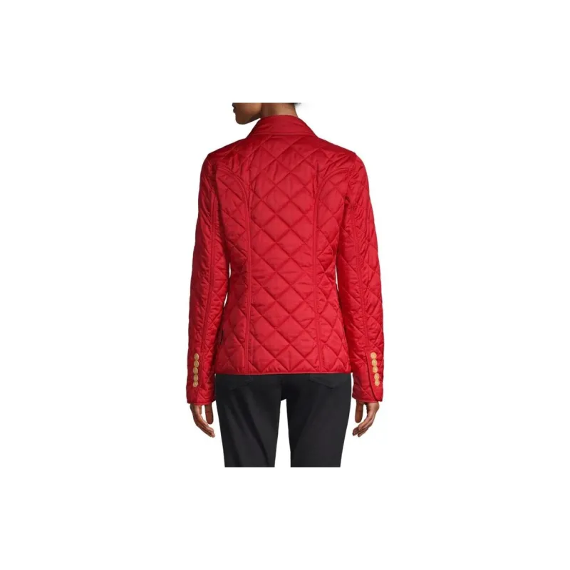 Burberry Jackets Women's Red-3