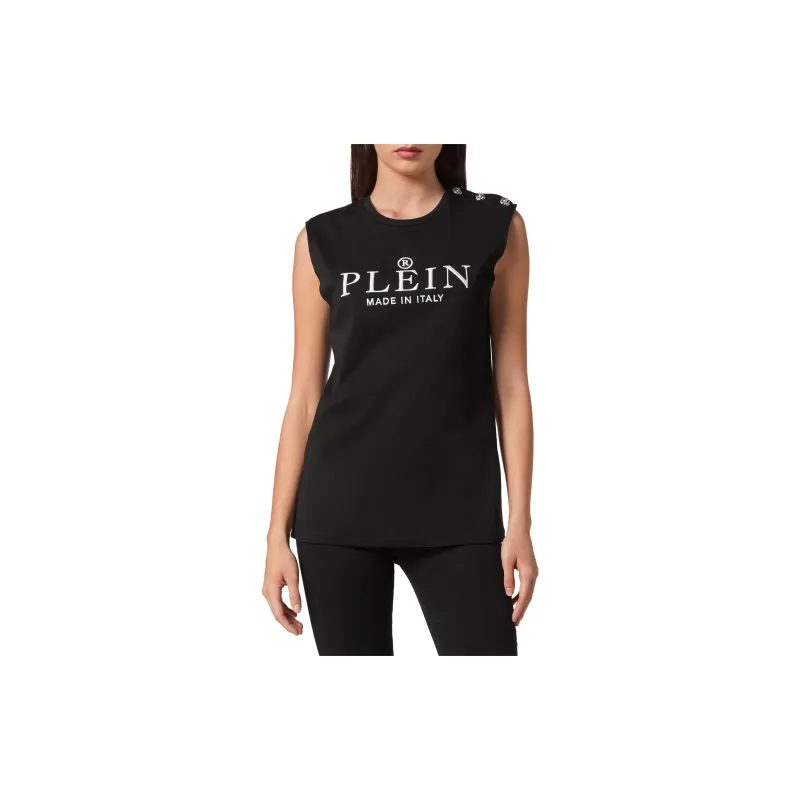 PHILIPP PLEIN Logo print Tank Top-2