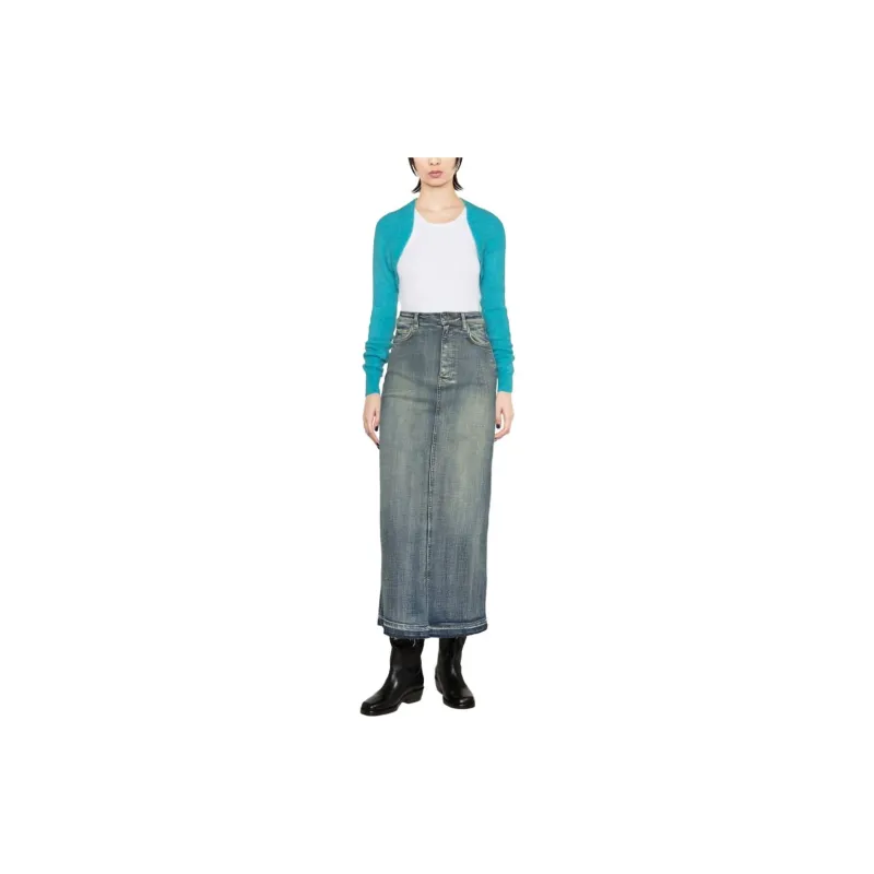 GANNI Open Front Knitted Cropped Bolero-1