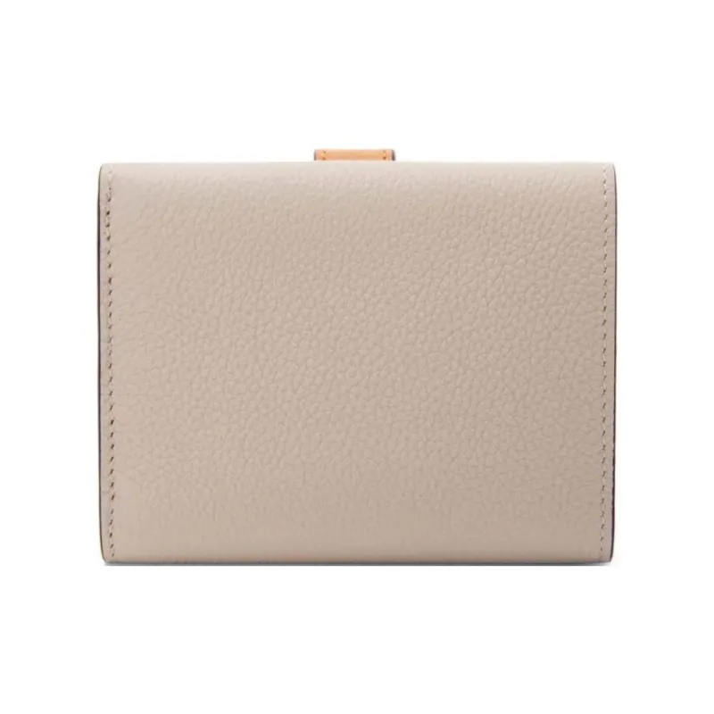 LOEWE Soft Grained Calfskin Wallet Women's Light Oat With Honey-1