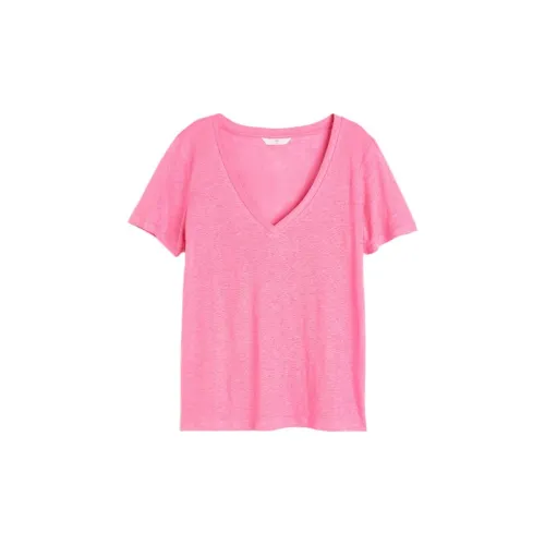 H&M T-Shirts Women's Pink