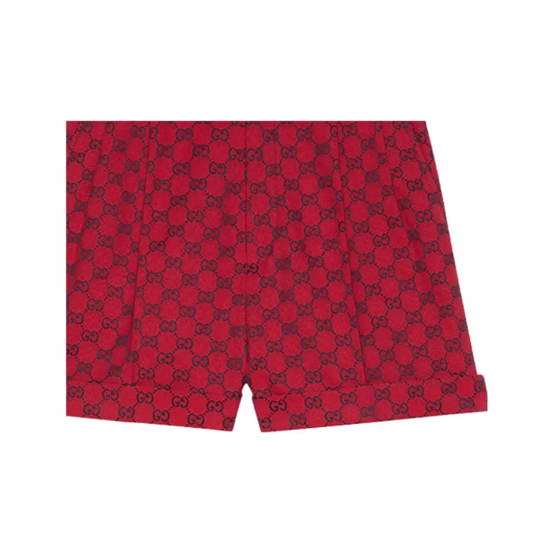 GUCCI Casual Shorts Women's Red-4