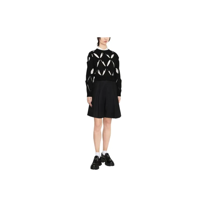 Valentino Crop Tops Women's Black-1