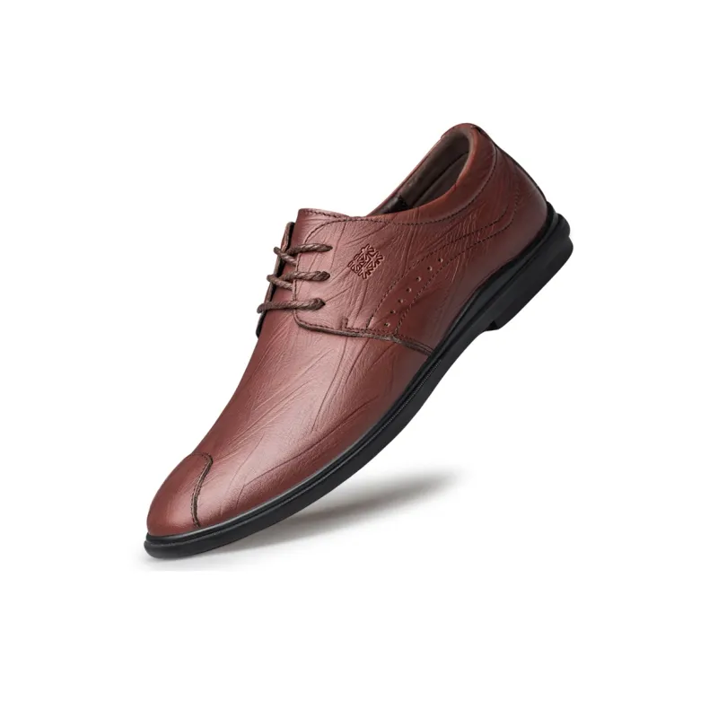 Mulinsen Men's Casual Shoes Men Low Top Black/Light Brown/Dark Brown/Khaki-14