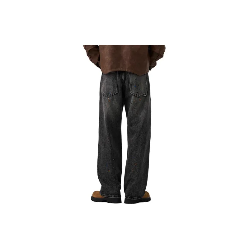 SONGS ALONG Jeans Unisex Black-1