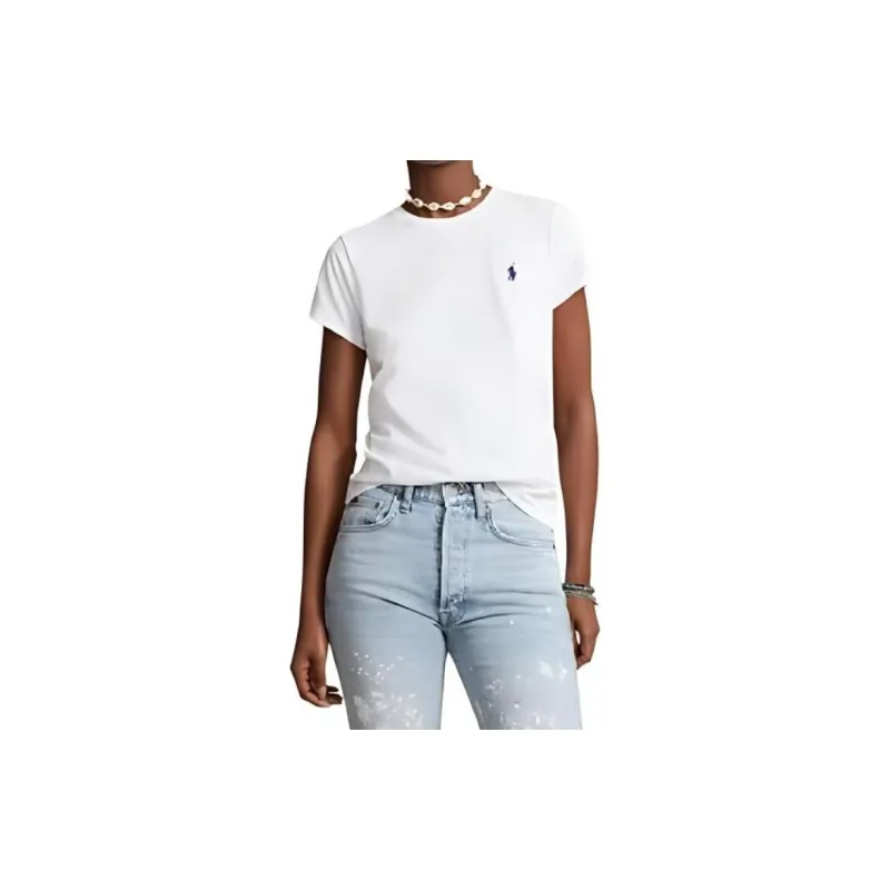 Polo Ralph Lauren T Shirts Women's White-2