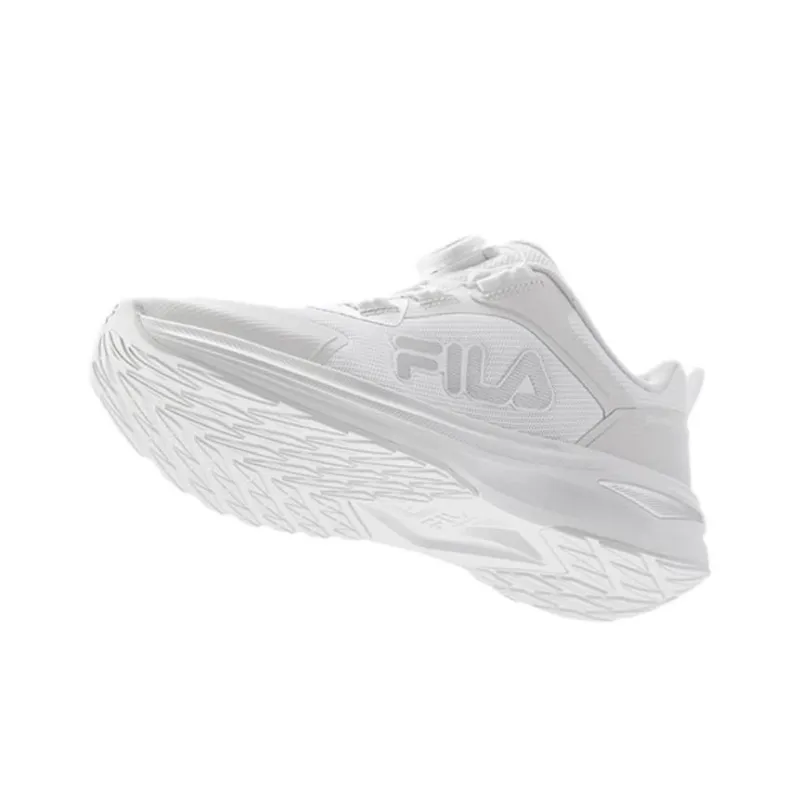 FILA KIDS Cushioning, Wear Resistant Low Top Kids' Running Shoes White Gray Teenagers-2