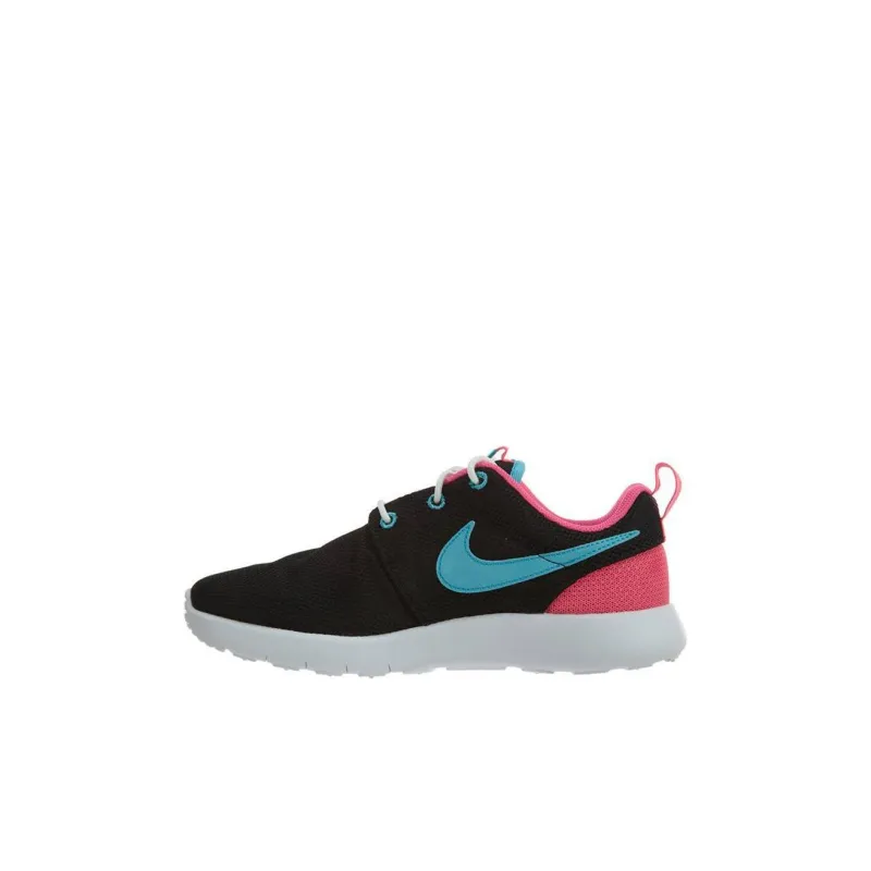 Nike Roshe One Cushioning Wear-Resistant Low-Top Kids' Running Shoes Black Pink Children Aged 3-7 Years Old-0