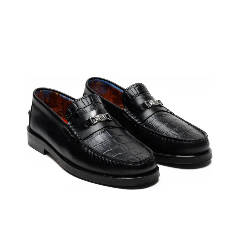 Naked Wolfe Roma Loafers Men's Black-3