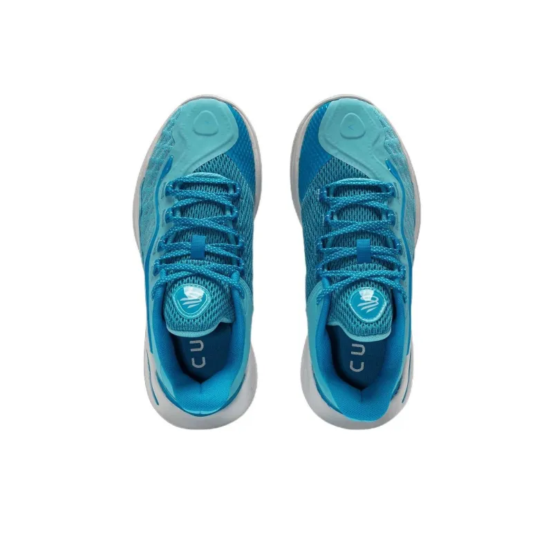 Under Armour Curry 11 MOUTHGUARD Abrasion Resistant Low Top Children's Basketball Shoes Blue Kids'-4