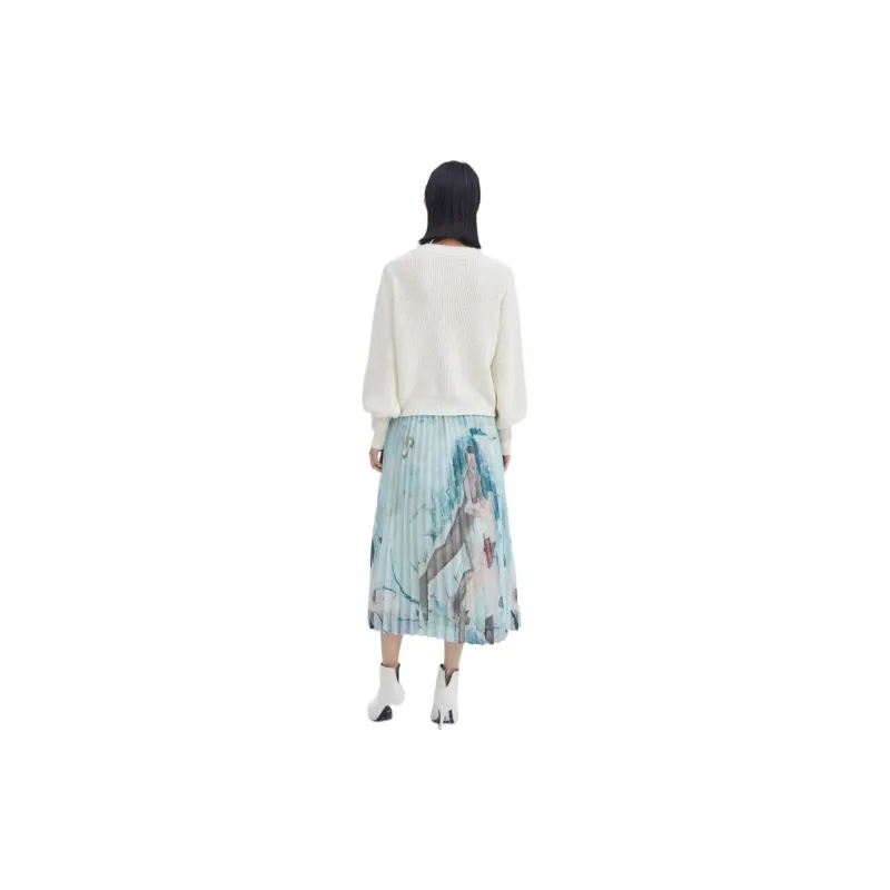 LOFT SHINE Loose Fit Knitwear Women's White-2