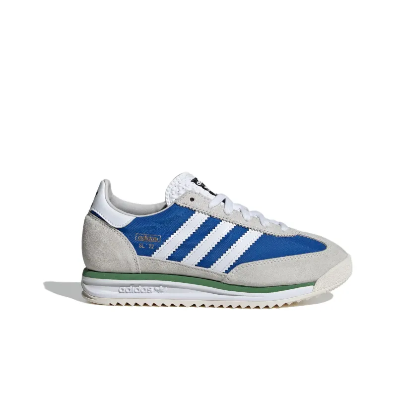 Adidas Originals Abrasion Resistant Low Top Kids Lifestyle Shoes Blue White Teenagers-1