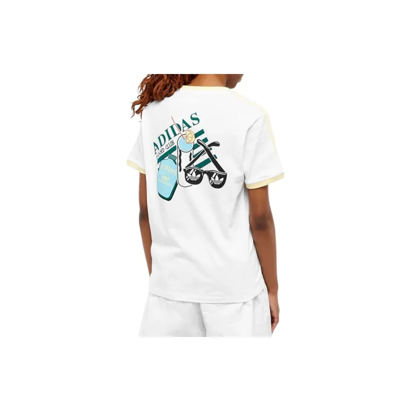 Adidas Originals T Shirts Women's White-4