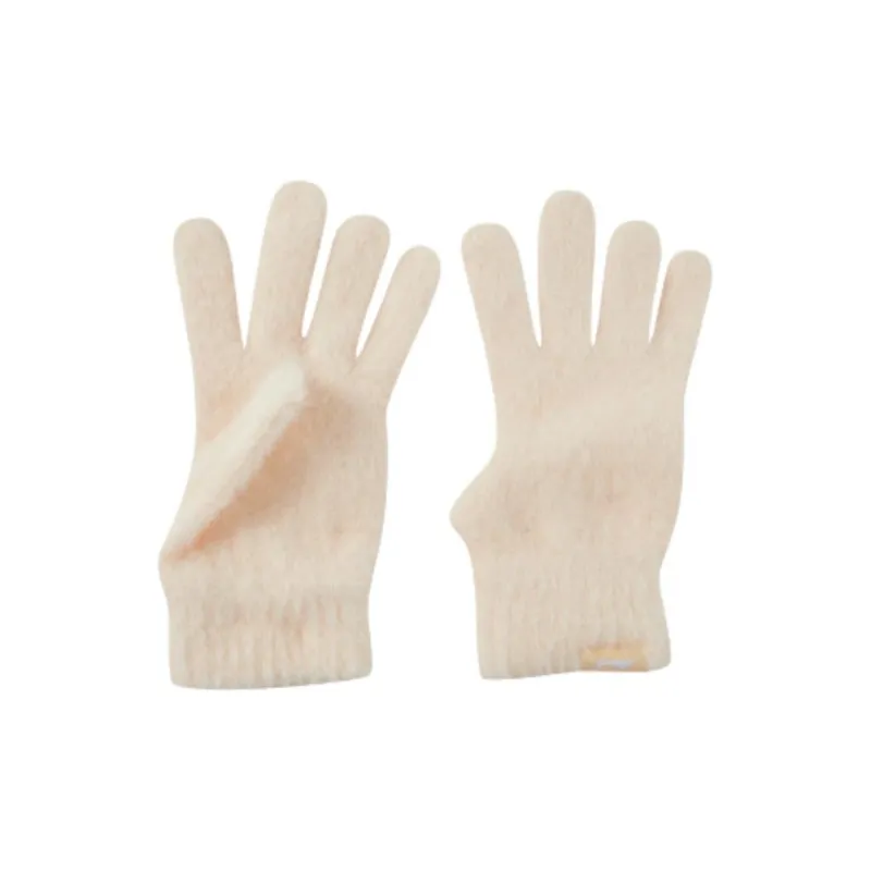 LiNing Polyester Knit Gloves Unisex Apricot/Green-0