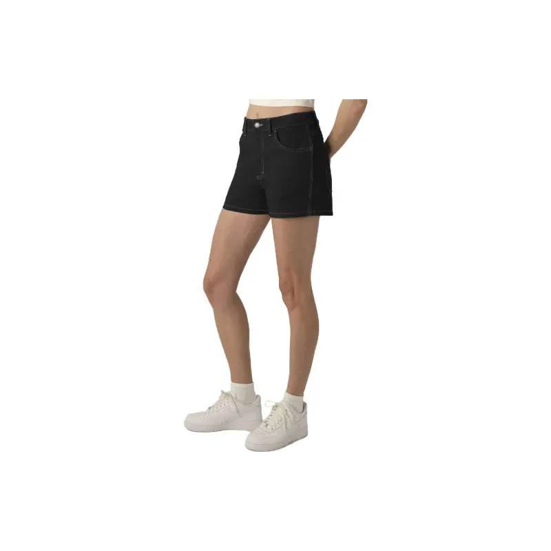 Dickies Denim Shorts Women's Black-5