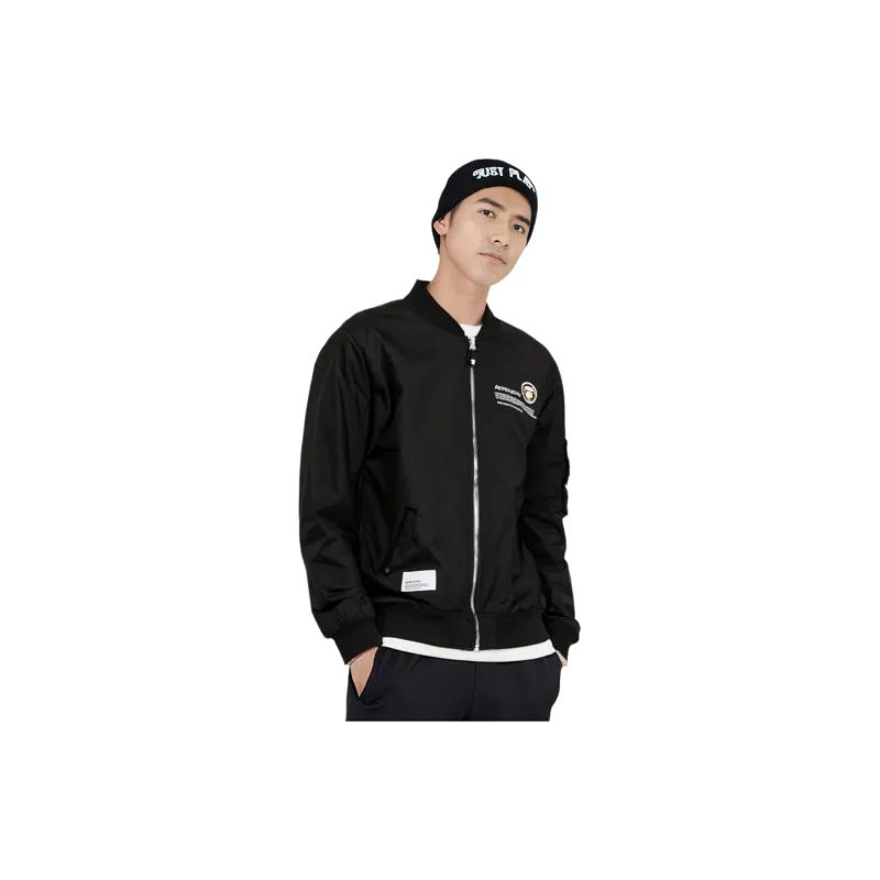Aape Slogan print Bomber Jacket-2