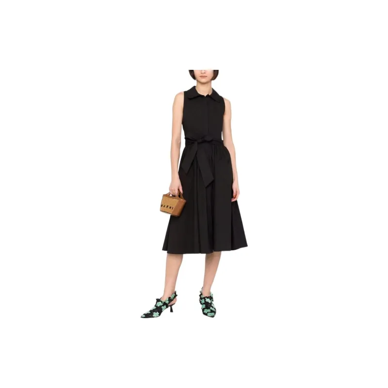 MOSCHINO Sleeveless Dresses Women's Black-1