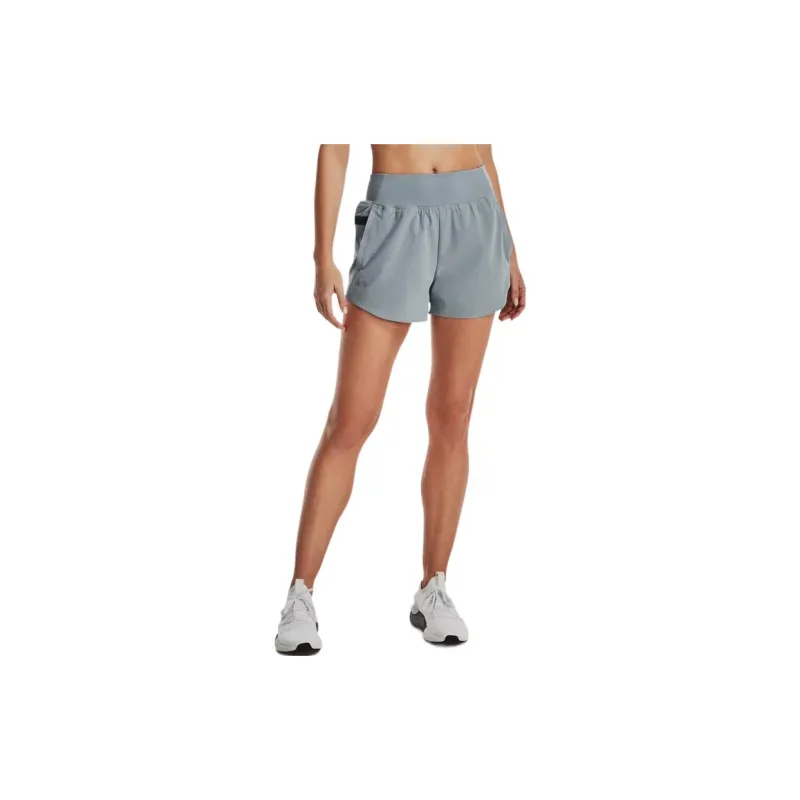 Under Armour Casual Shorts Women's Blue Gray-3