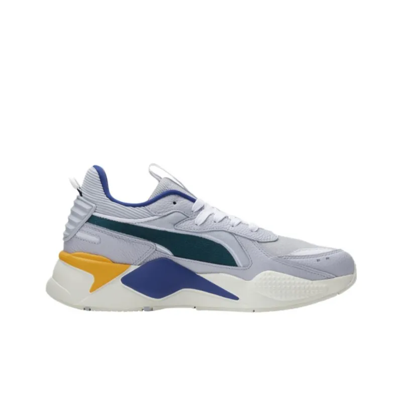 PUMA RS-X Anti-Slip Wear-Resistant Low-Top Casual Shoes Men's Gray Orange-1