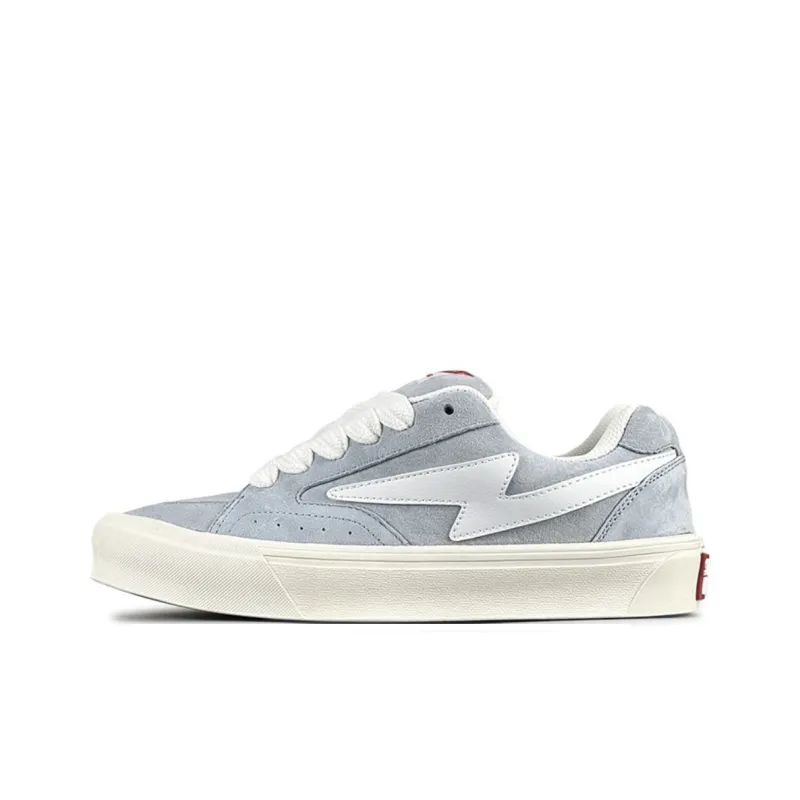 CHERRY&KALIKA Anti Slip And Wear Resistant Lightweight Height Increasing Low Top Skateboard Shoes Women's Moon Blue-0