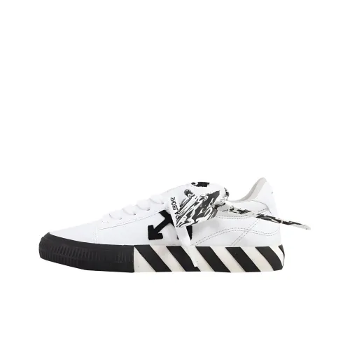 OFF-WHITE Vulcanized Casual Shoes Women's Low-Top Black/White