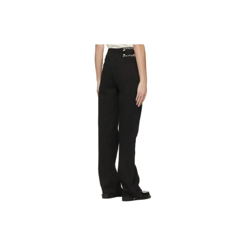 WE11DONE Jeans Women's Black-4