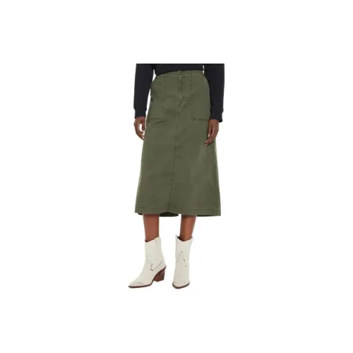 Levis Denim Long Skirts Women's Green