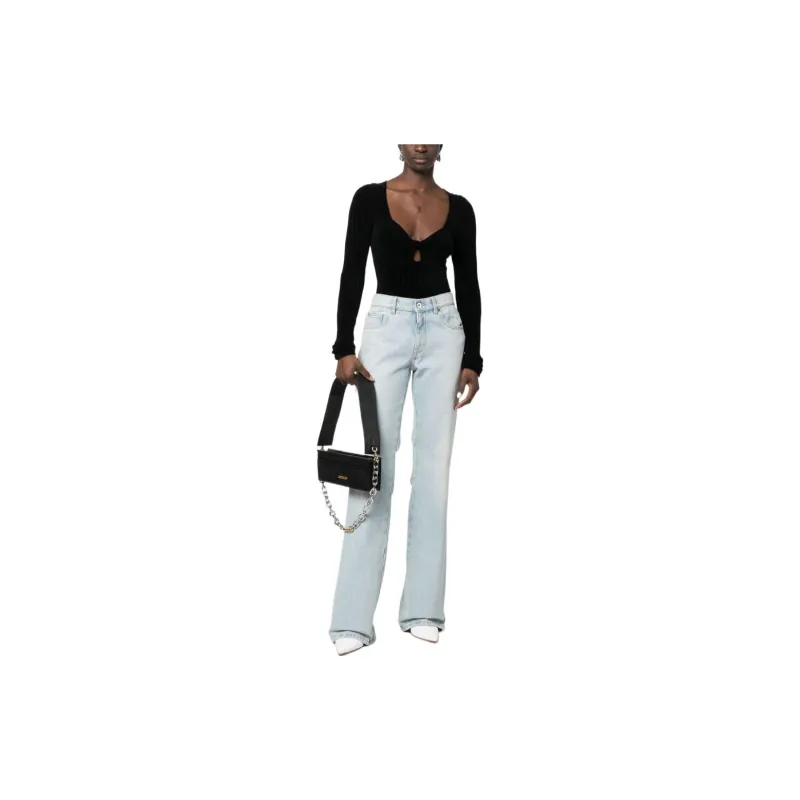 MSGM Knot Detailed Slim Fit Top-1