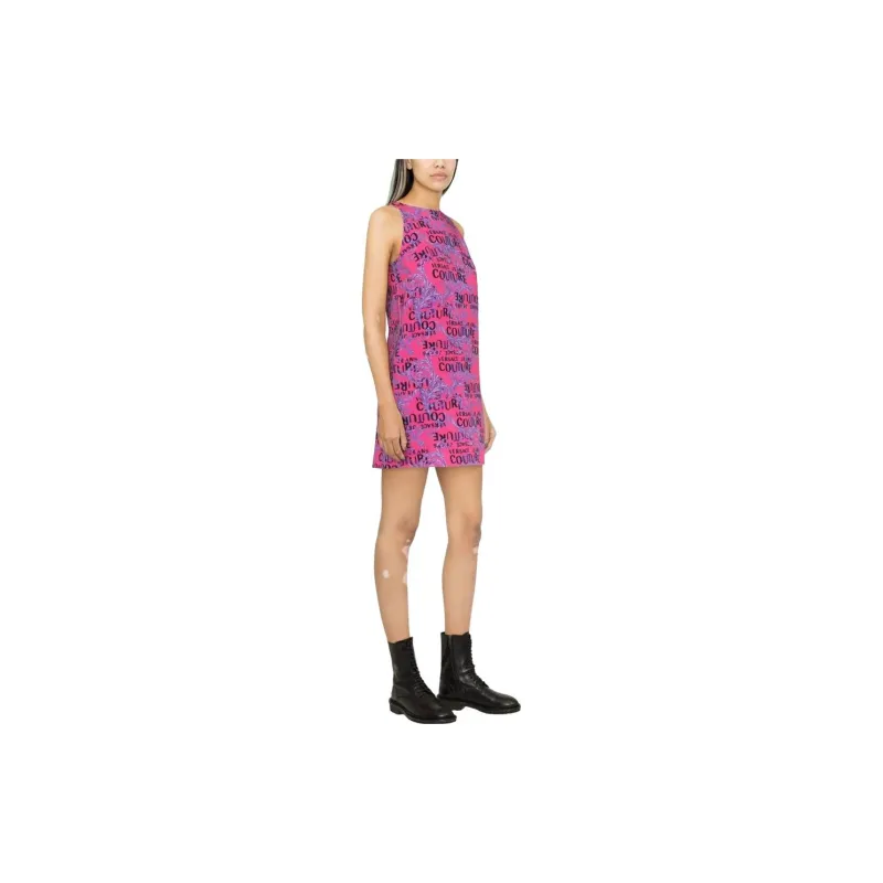 VERSACE JEANS COUTURE Sleeveless Dresses Women's Pink-1