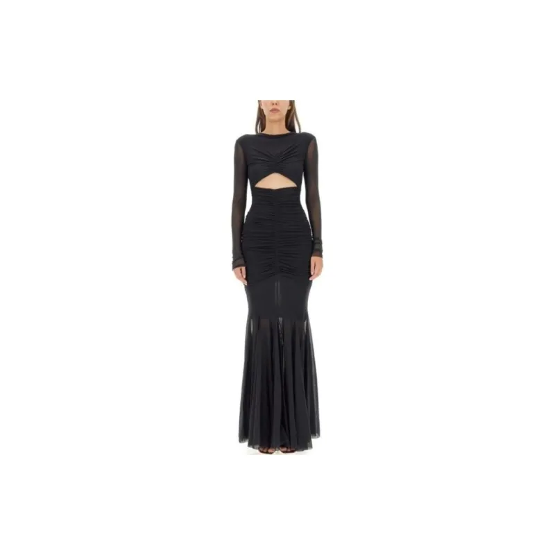 PHILOSOPHY DI LORENZO SERAFINI Long-Sleeved Dresses Women's Black-1