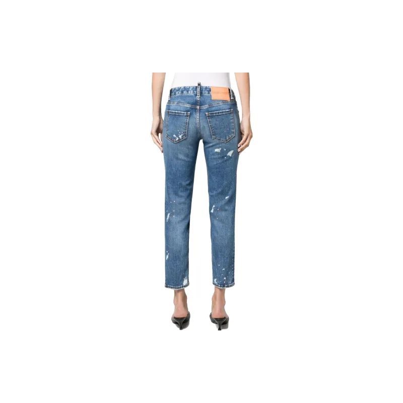 DSQUARED 2 High-rise Skinny Jeans-2