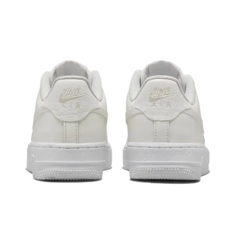 Nike Air Force 1 Anti Slip Wear Resistant Low Top Kids' Skateboarding Shoes White Unisex-5