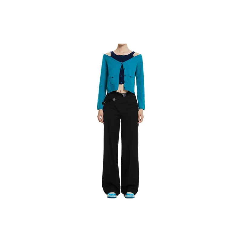CALVIN LUO Spring And Summer Collection Suit Trousers Women's Black-2