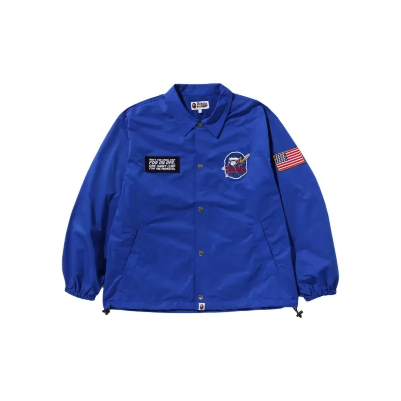 BAPE Space Ape Relaxed Fit Coach Jacket -4